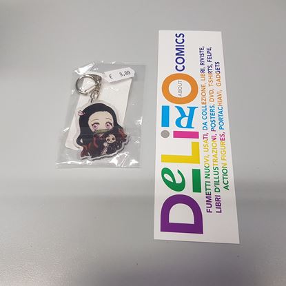 Immagine di PORTACHIAVI PLASTICA DEMON SLAYER NEZUKO