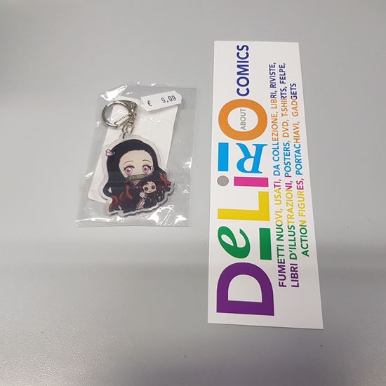 Immagine di PORTACHIAVI PLASTICA DEMON SLAYER NEZUKO