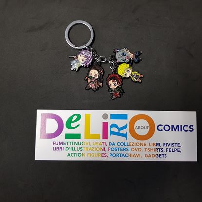 Immagine di PORTACHIAVI MULTICIONDOLO DEMON SLAYER