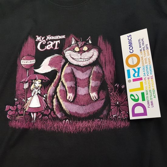 Immagine di T-SHIRT MY NEIGHTBOR CAT UNISEX TAGLIA L