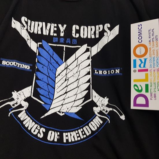 Immagine di T-SHIRT SURVEY CORPS UNISEX TAGLIA S