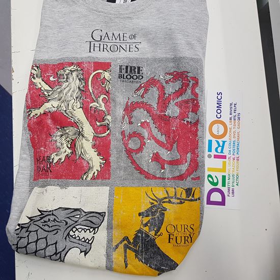 Immagine di T-SHIRT M/C GAME OF THRONES LOGHI TAGLIA S