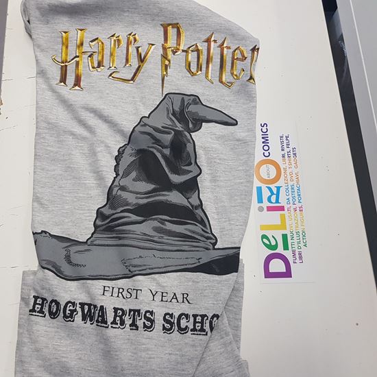 Immagine di T-SHIRT M/C HARRY POTTER HOGWARTS SCHOOL TAGLIA M