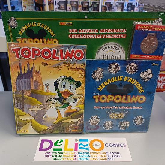 Immagine di TOPOLINO + MEDAGLIA D'AUTORE DI TOPOLINO + RACCOGLITORE 3561