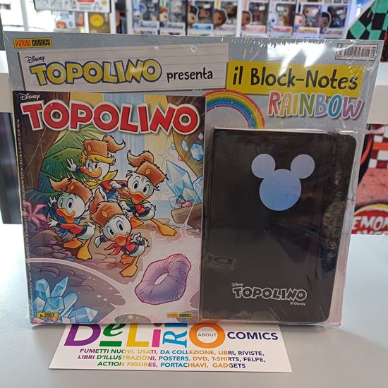 Immagine di TOPOLINO + BLOCK NOTES RAINBOW 3557