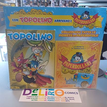 Immagine di TOPOLINO + RACCOGLITORE MONETE DI PAPEROPOLI 3399