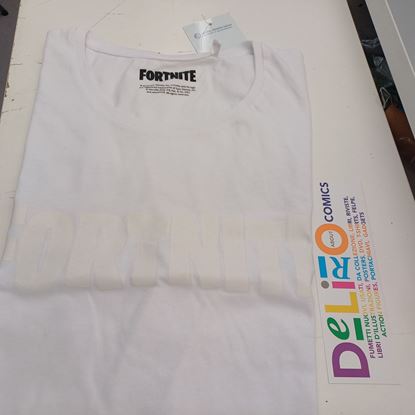 Immagine di T-SHIRT M/C FORTNITE BIANCA TAGLIA XL