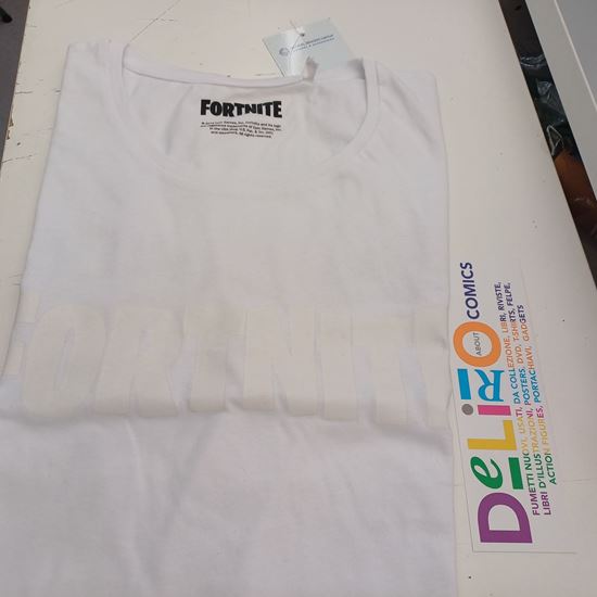 Immagine di T-SHIRT M/C FORTNITE BIANCA TAGLIA XL