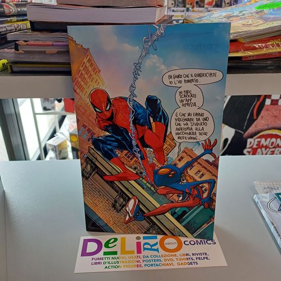 Immagine di SPIDER-BOY COVER VARIANT TEAM-UP PANINI EXCLUSIVE DI HUMBERTO RAMOS & FEDERICO BLEE + ZEROCALCARE 001