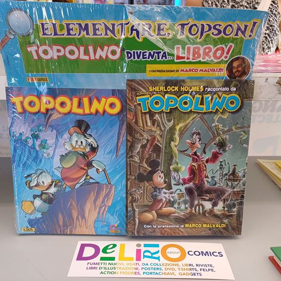 Immagine di TOPOLINO + SHERLOCK HOLMES RACCONTATO DA TOPOLINO 3575