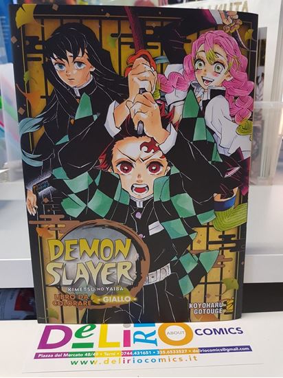 Immagine di DEMON SLAYER LIBRO DA COLORARE GIALLO