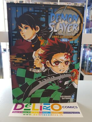 Immagine di DEMON SLAYER LIBRO DA COLORARE - BLU