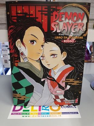 Immagine di DEMON SLAYER LIBRO DA COLORARE - ROSSO