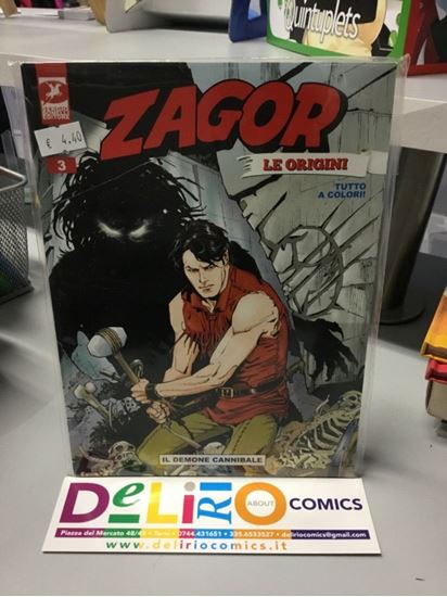 Immagine di ZAGOR LE ORIGINI - FIRMATO DA MICHELE RUBINI 003