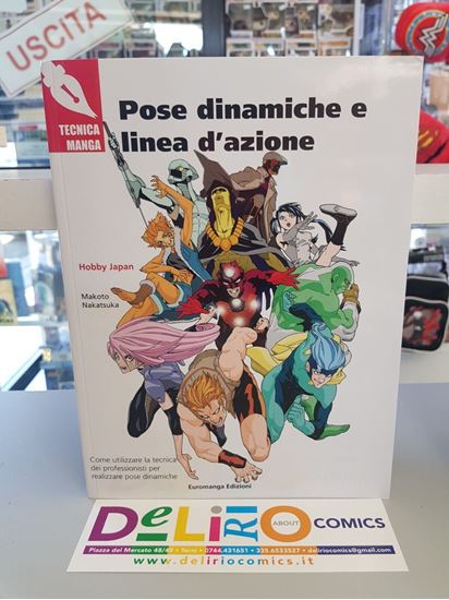 Immagine di TECNICA MANGA - POSE DINAMICHE E LINEA D'AZIONE