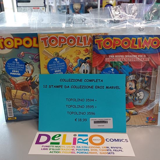 Immagine di TOPOLINO + NUOVE STAMPE DA COLLEZIONE ISPIRATE AGLI EROI MARVEL