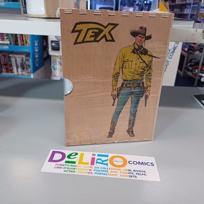 Immagine di RACCOGLITORE FUMETTI ANNATA IN LEGNO - TEX + N. 1 VERSIONE GIALLA