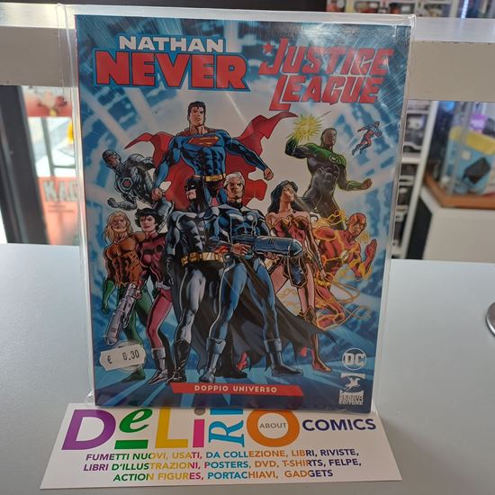 Immagine di NATHAN NEVER/JUSTICE LEAGUE - DOPPIO UNIVERSO 001