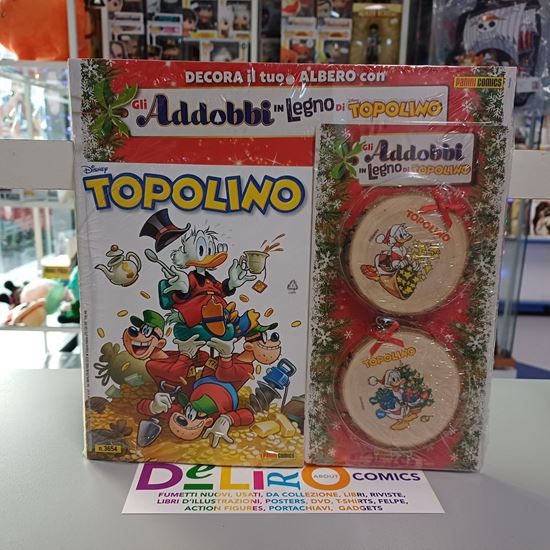 Immagine di TOPOLINO + GLI ADDOBBI IN LEGNO DI TOPOLINO 3654