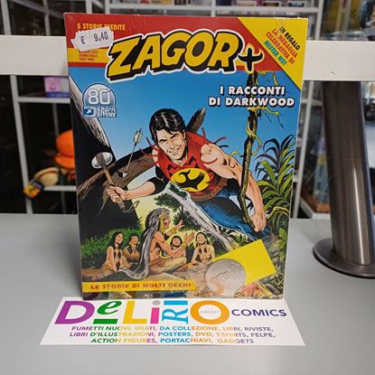 Immagine di ZAGOR I RACCONTI DI DARKWOOD + MEDAGLIA CELEBRATIVA DI MISTER NO! 001