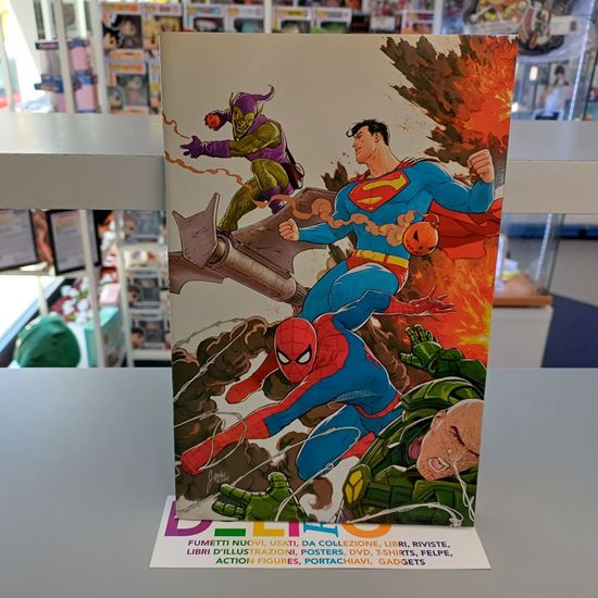 Immagine di SUPERMAN/SPIDER-MAN SUPERMAN & SPIDER-MAN VS. LUTHOR & GOBLIN VARIANT DI MIKEL JANIN