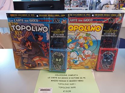 Immagine di TOPOLINO + LE CARTE DA GIOCO D'AUTORE DI PK ROSSO E BLU